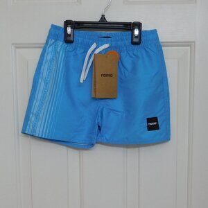 NWT Boys Reima Blue Swim Shorts sz 8 8Y